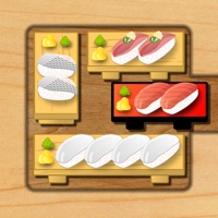 寿司ブロックマスター(sushi block Master):フリーの定番アンブロック(unblock)パズル(puzzle)ゲーム。お寿司をずらしマグロおすしだけ移動!スワイプ操作簡単スライディングシンプルボードゲーム