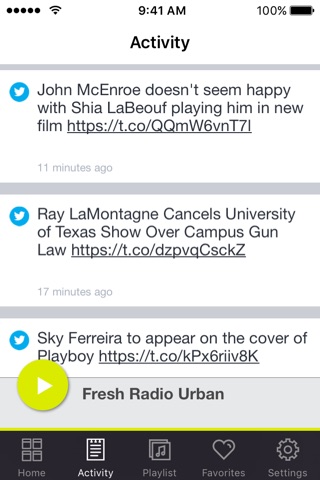 Fresh Radio Urban screenshot 2