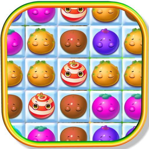 Fruit Crusher Match 3 entertainment super hit easy game Icon