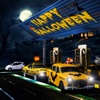 Halloween Taxi Simulator: Crazy Driver Car Parking