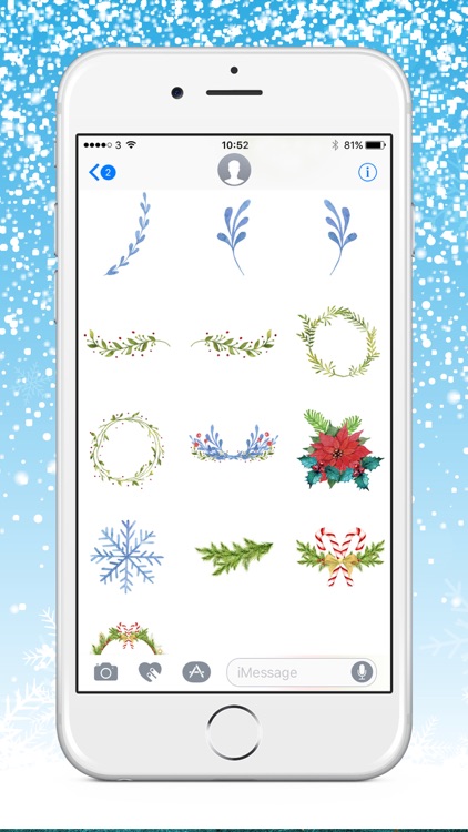 Vintage Christmas & Traditional Holiday Stickers screenshot-4