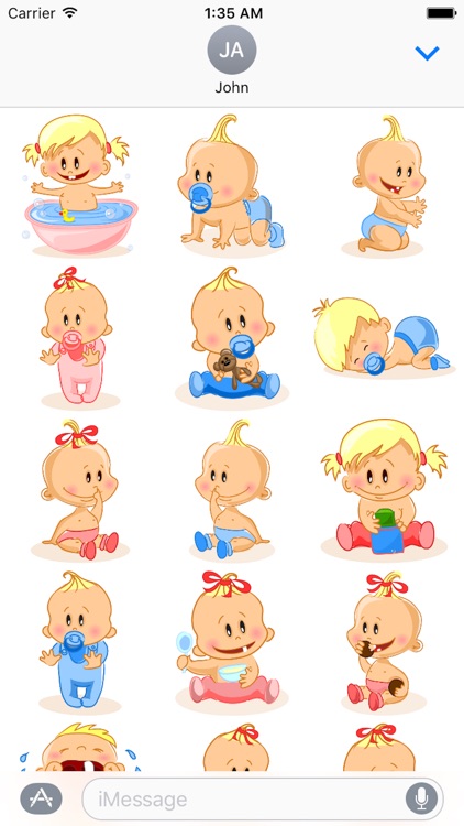 Child Cute Sticker Pack 02