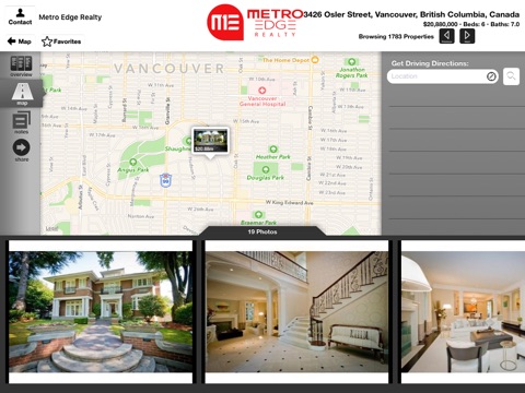 Metro Edge Realty Global Home Search for iPad screenshot 3