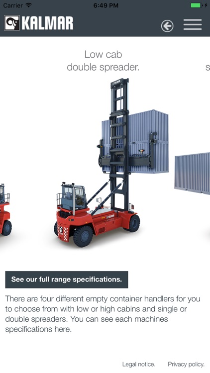 Kalmar Empty Container Handlers
