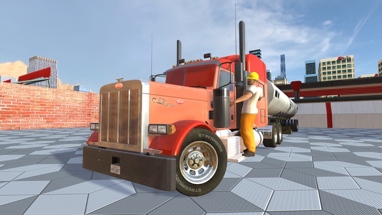 Uphill Cargo Truck Driving 3D - Drive Cargo Truck And Oil Tanker in Offroad & City Environment screenshot-4