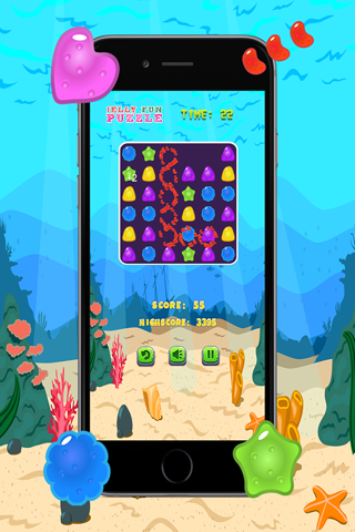 Jelly Fun Puzzle Matching Three: Free Match 3 Game screenshot 4