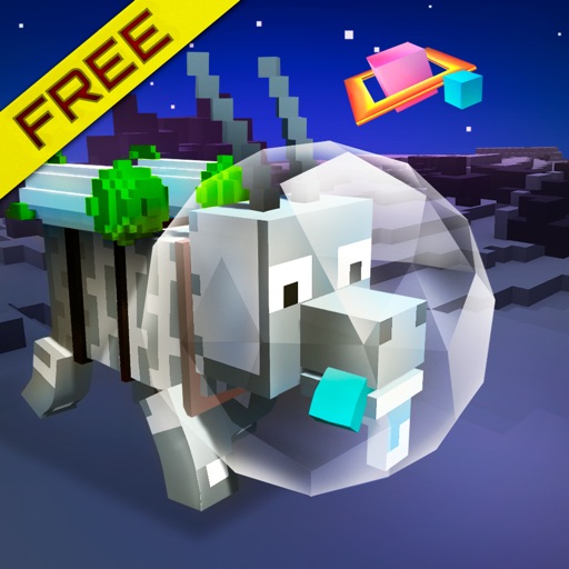 Crazy Cube Space Goat Simulator 3D iOS App