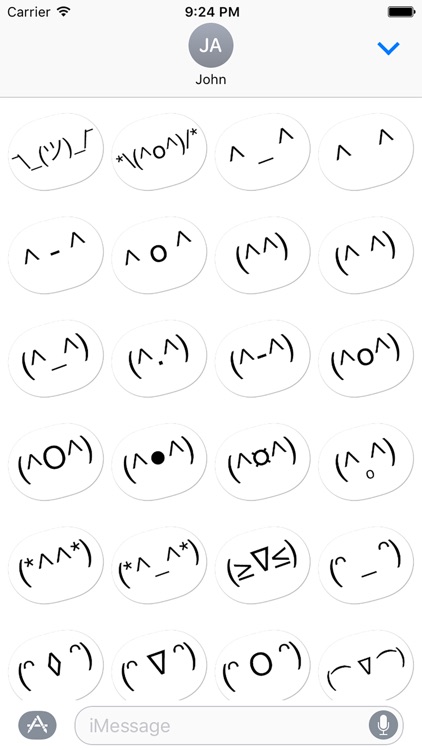 Shrug Emoji Stickers