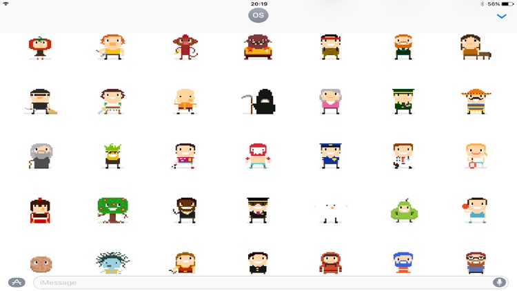200 Pixel Art Stickers for iMessage