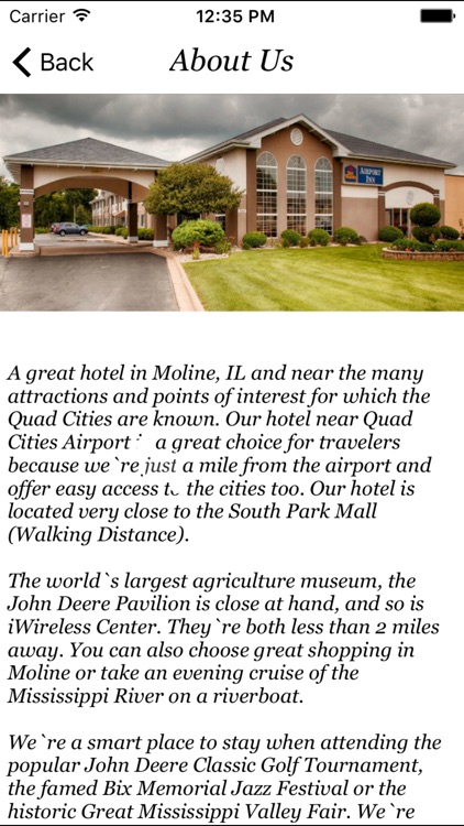 BEST WESTERN AIRPORT INN,Moline,IL