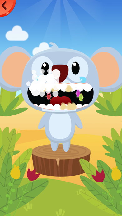 How to cancel & delete ANIMAL BRUSHING TEETH - Free Edu app for kids from iphone & ipad 1