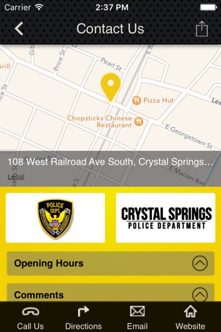 Crystal Springs Police Department screenshot 3