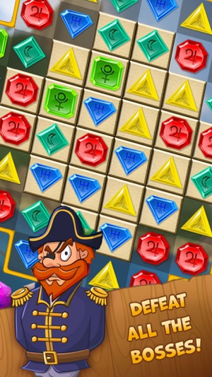 Pirates Gems Treasure - Jewel Free Edition(圖1)-速報App