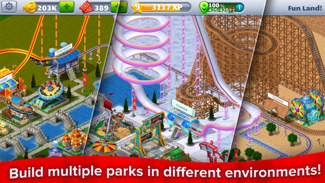 Rollercoaster Tycoon 4mobile On The App Store - roblox theme park tycoon 2 roller coaster como obtener robux