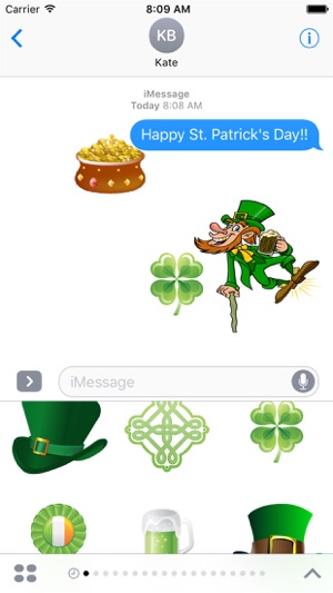 St Patrick's Day Stickers