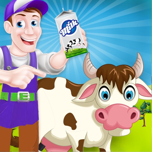 Milk Factory Farm Simulator Cooking Game Icon
