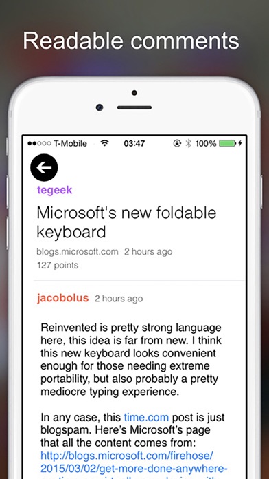 Tech News Reader screenshot 2