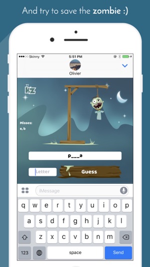 HangMan Zombie: Guessing word game for iMessage(圖2)-速報App