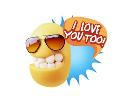 3D Love Colourful Stickers for iMessage is a fun stickers pack for iMessage