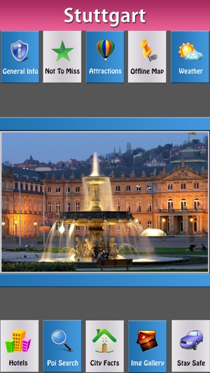 Stuttgart Offline Map Travel Guide