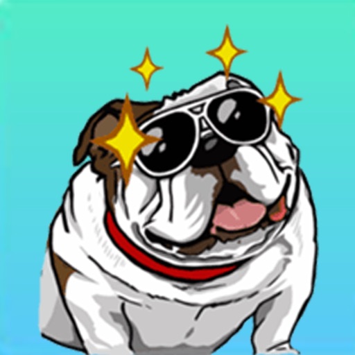 Sticker Bulldog Jack