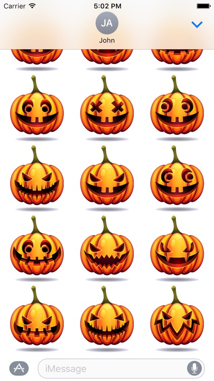 Happy Halloween Pumpkin Sticker Pack 03