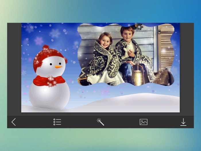 Snow Photo Frame - Original InstaFrame