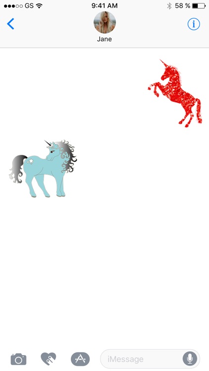 Unicorn Two Sticker Pack