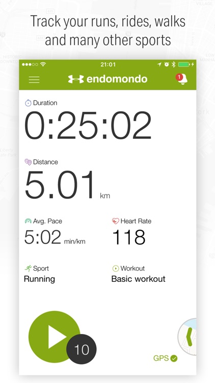 Running, Walking and Biking with Endomondo screenshot-0