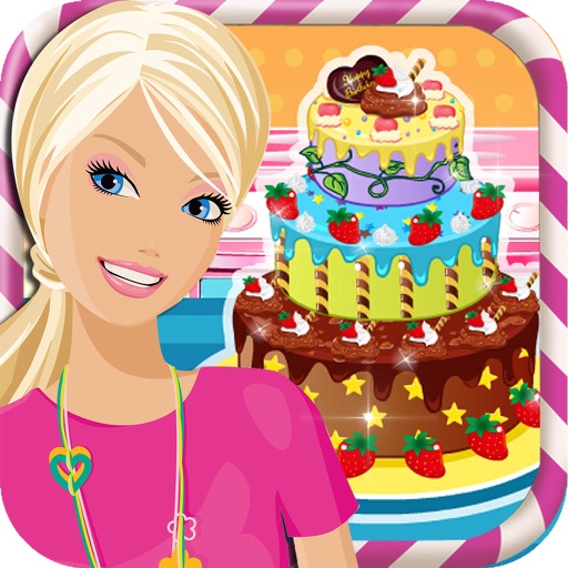 Birthday Cake - Princess makeup girls games