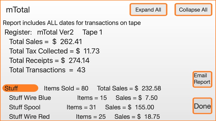 mTotal POS | Register | Credit Card Terminal screenshot-3