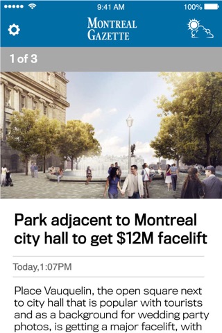 Montreal Gazette screenshot 2