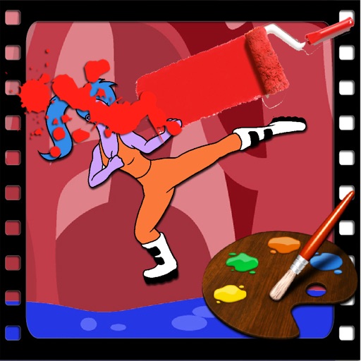Paint Games futuramas Version iOS App