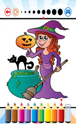 Game screenshot Halloween Coloring Book - Activities for Kids apk