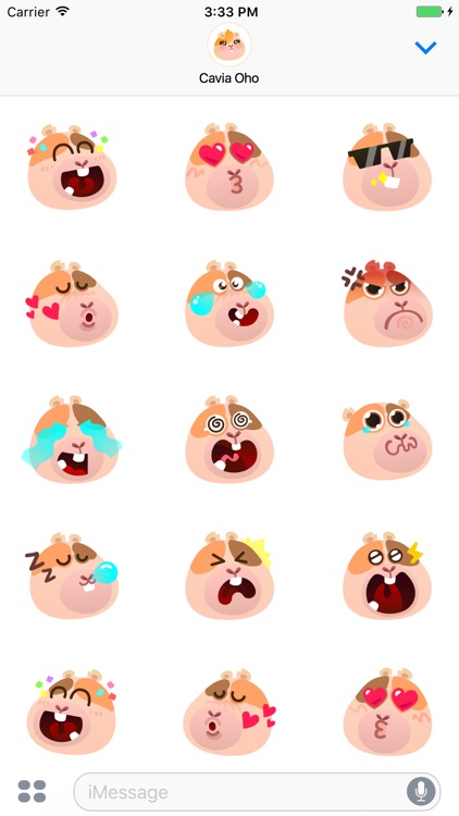 Cavia YoHo Stickers