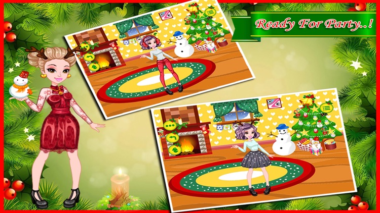 Christmas Party Makeover - game for kids and girls screenshot-3