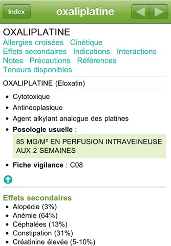 Clinical-info screenshot 2