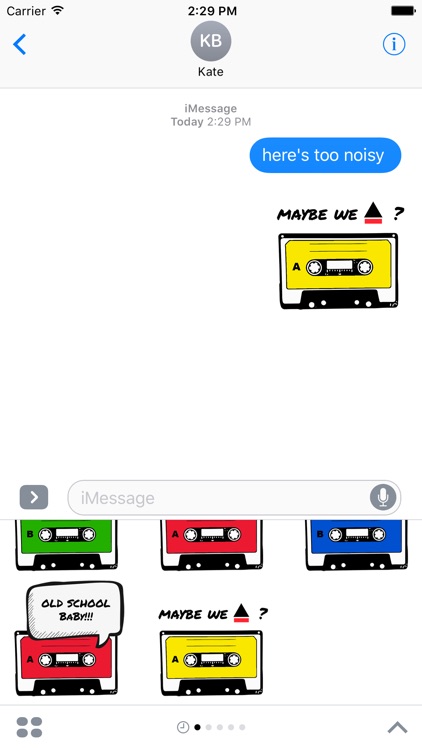 Funny Cassette - Stickers for iMessage