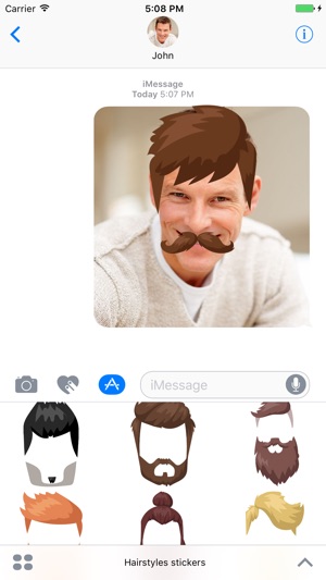 Hairstyles - Stickers for iMessage(圖3)-速報App