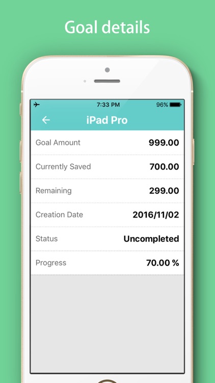 Savings Goals Tracker - Daily Saving Money Box
