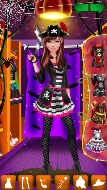 Halloween Makeover - Kids Makeup & Dress Up Games screenshot-3