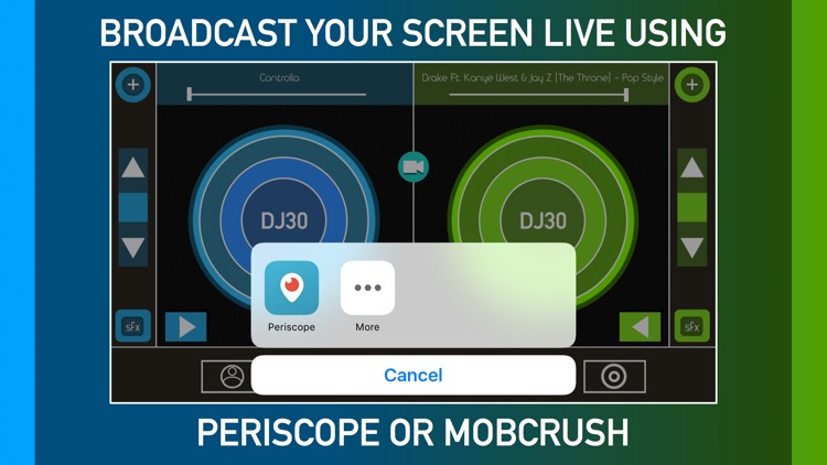 DJ Record Screen Music & Voice