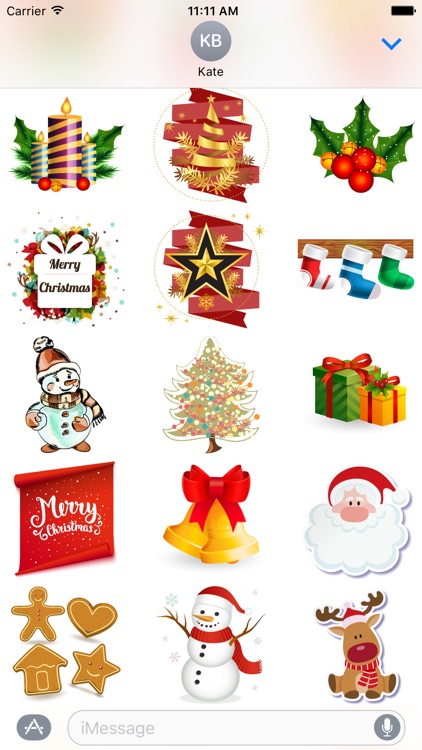 Merry Christmas Stickers Pack