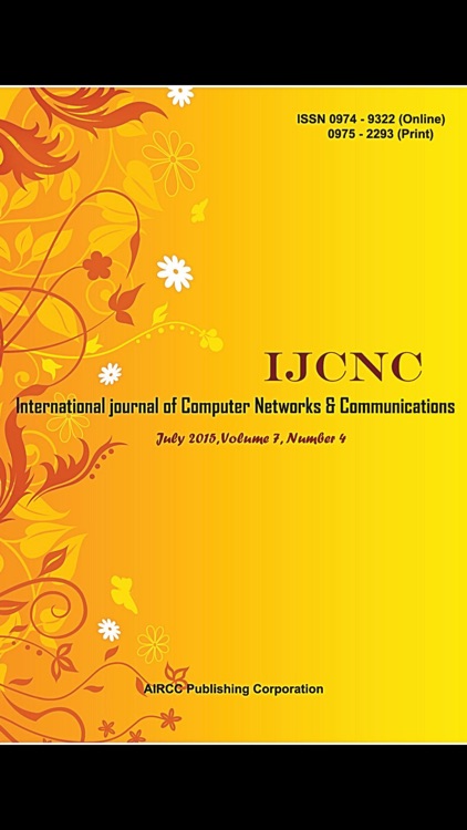 International Journal of Computer Networks & Communications ( IJCNC )