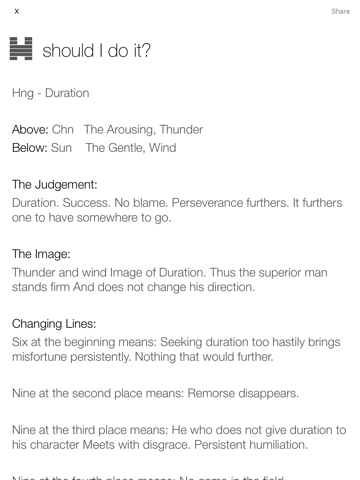 Clean I Ching - Book Of Changes screenshot 2