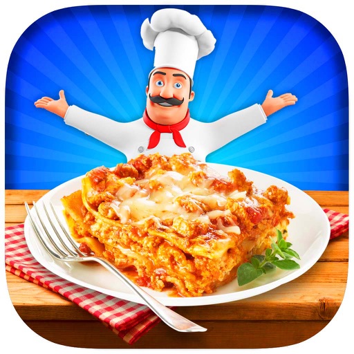 Cooking Baked Lasagna Chef - Tasty Home Recipes icon