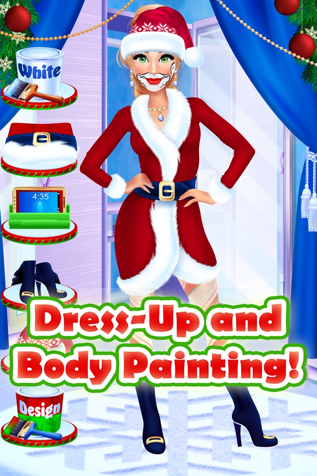 Christmas Face Paint Party - Kids Salon Games screenshot 3