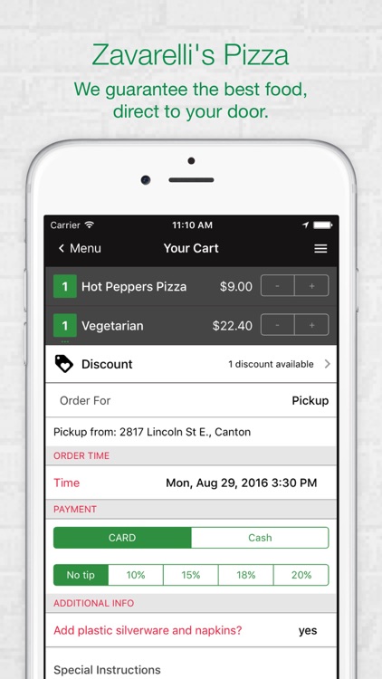 Zavarelli's Pizza screenshot-3