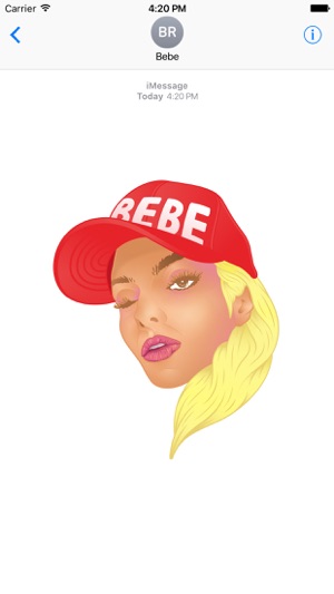 Bebe Rexha Sticker Pack(圖3)-速報App