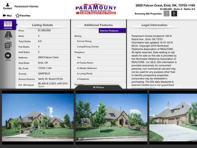 Paramount Homes Real Estate Co for iPad(圖4)-速報App